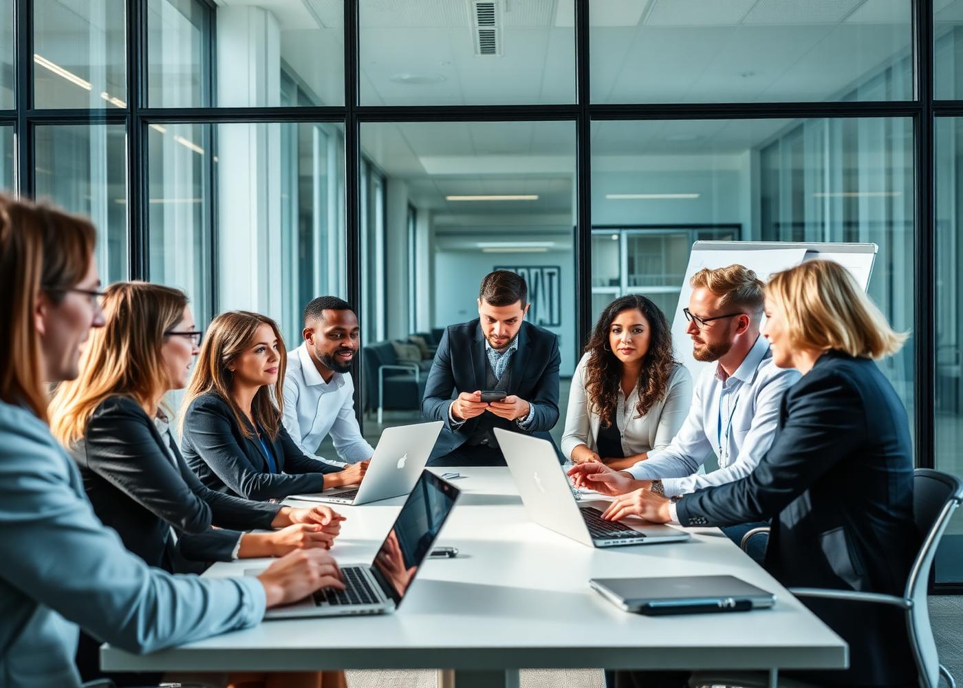 Consultants BYREX en atelier de cadrage avec une équipe cliente